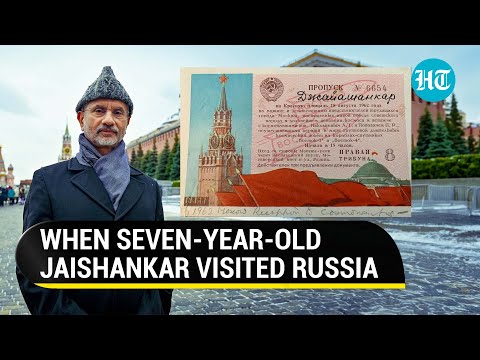 &quot;How It Started...&quot;: Jaishankar Strikes Nostalgic Note In Russia, Remembers His Time As Kid