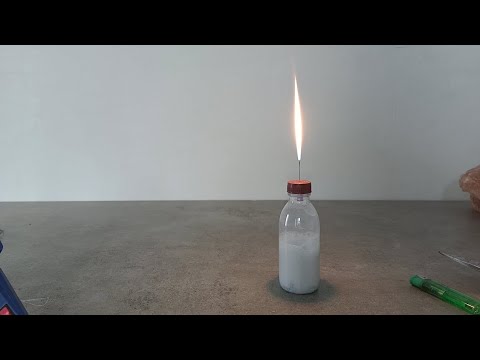 How to make a candle like gas torch at home