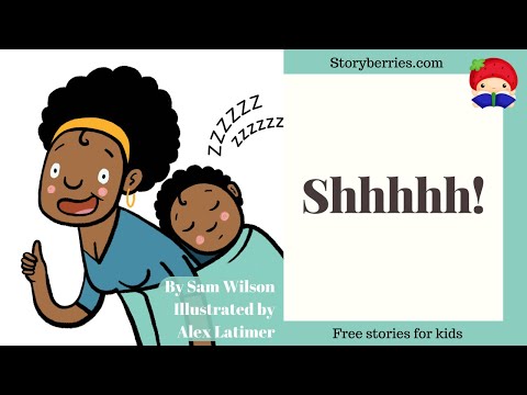 Shhhhh! - Read along animated picture book with English subtitles 