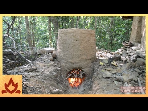 Primitive Technology: Termite clay kiln &amp; pottery