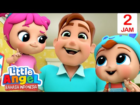 Joni Joni, Ya Papa? | Little Angel Bahasa Indonesia | Kartun dan Lagu Anak