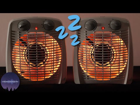 Twin fan heater sound for easy sleep 😴 in binaural stereo 🎧