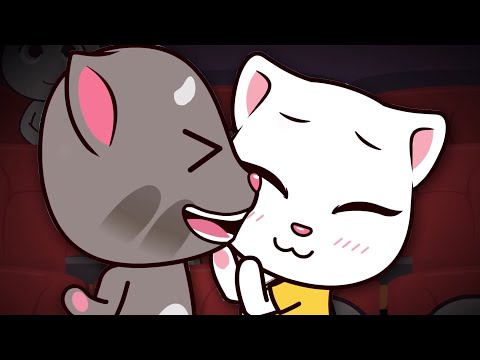 Talking Tom The Movie Kiss | Talking Tom &amp; Friends Minis - Cartoon For Kids