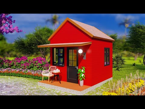 Gergeous Small House Design 3x3 M (9 SQM) Living Off Grid and free floor plan