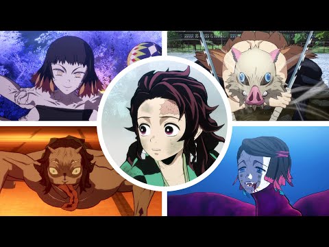 Demon Slayer: Kimetsu no Yaiba  - All Bosses + Ending [S Rank]