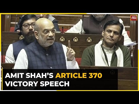 Amit Shah Speaks In Rajya Sabha After SC Verdict On Article 370 | Parliament Winter Session 2023