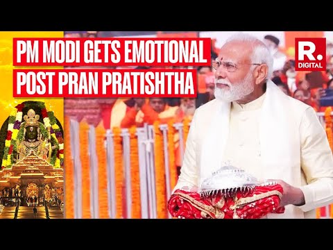 PM Modi addresses people after much awaited Ram Mandir's Pran Pratishtha ceremony, calls it surreal