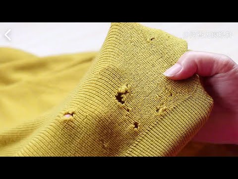 Cashmere Sweaters Have Wormholes, Learn This Method and Become New!  Awesome!