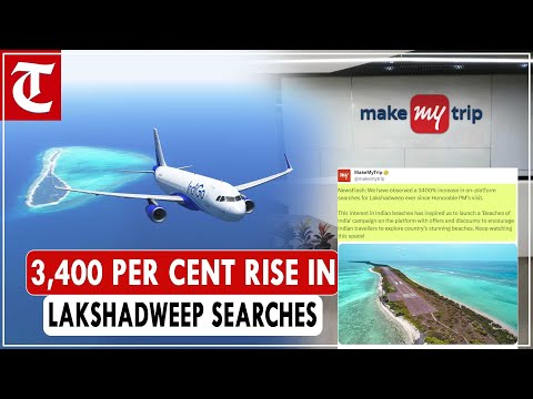 MakeMyTrip observes 3,400 per cent rise in Lakshadweep searches on platform since PM Modi&rsquo;s visit