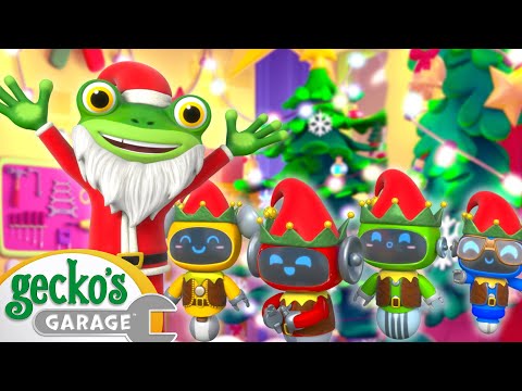 Gecko's Christmas Grotto | Go Gecko's Garage! | Kids Cartoons