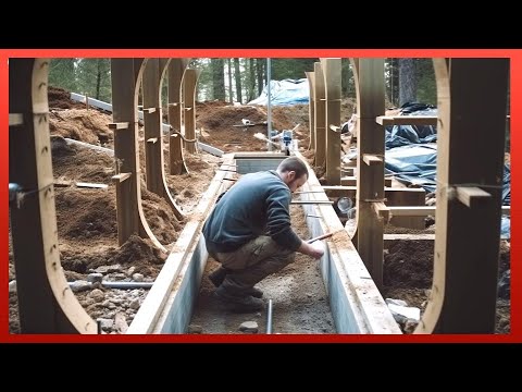 Family Builds Amazing Mountain House in 30 Months | Start to Finish Construction 