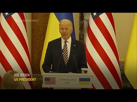 Biden declares 'Kyiv stands' in surprise visit to Ukraine