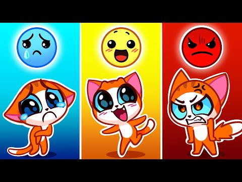 😸 How Do You Feel? 😯 Sad or Happy?! 😻 Kids Learn Feelings And Emotions 😊 Purr-Purr