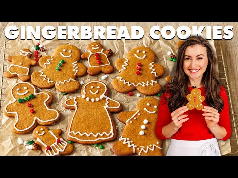 Easy &amp; Festive Gingerbread Cookies Recipe | Perfect Holiday Treat 🎄