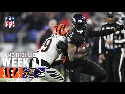 Cincinnati Bengals vs. Baltimore Ravens | 2023 Week 11 Game Highlights