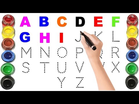 Collection of Alphabet Writing with Dotted Lines for kids and Children | A to Z abc english for kids