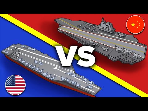 China's Brand New Aircraft Carrier vs USS Gerald R. Ford Supercarrier - Who Would Win?