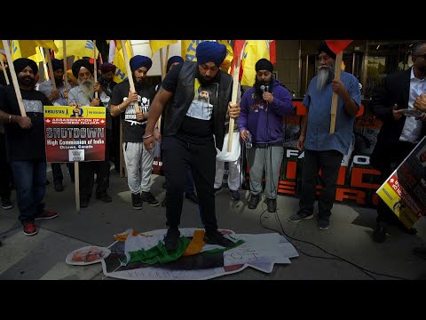 Sikhs protest outside Indian consulate in Toronto | AFP