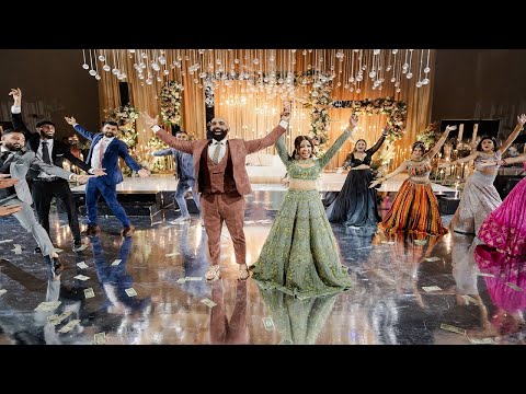 Ankit &amp; Natasha | EPIC PUNJABI &amp; BOLLYWOOD ENGAGEMENT DANCE PERFORMANCE