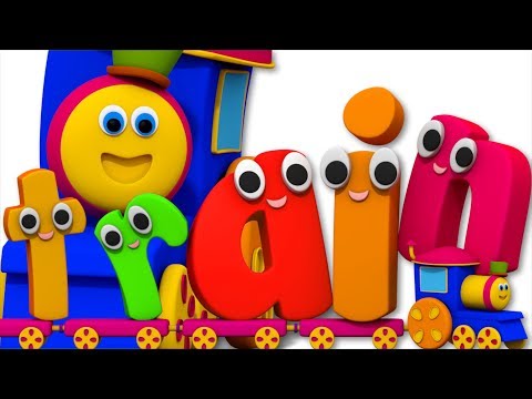 Two Vowel Song | Learning Street With Bob The Train | Word Play | Learning Video by Kids Tv