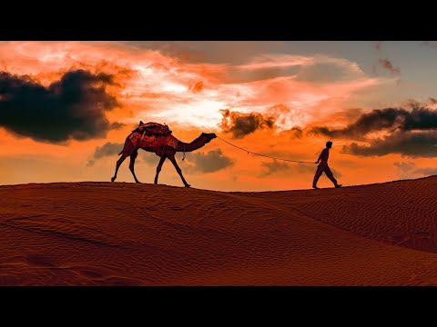 Arabian Music [4K]  - Meditation in Desert (Part 3), Arabian Flute &amp; Arabian Nights