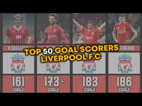 TOP 50 GOAL SCORERS LIVERPOOL F.C ALL COMPETITION