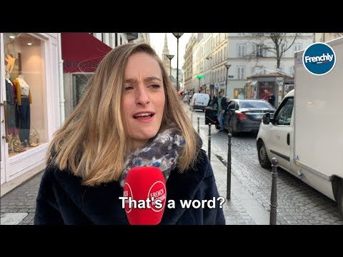 Parisians Try to Pronounce Words in English