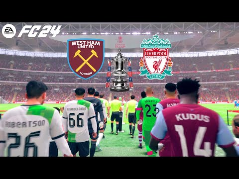 FC 24 | West Ham United vs Liverpool - The Emirates FA Cup - PS5&trade; Full Match &amp; Gameplay