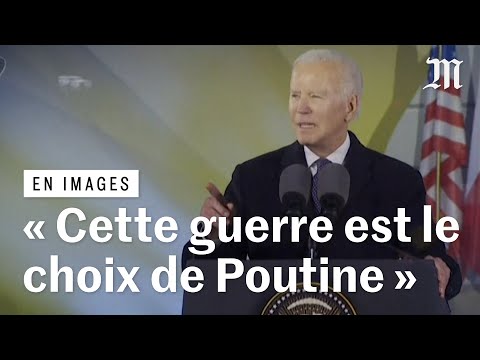 &laquo;&nbsp;L&rsquo;Ukraine ne sera jamais une victoire pour la Russie&nbsp;&raquo;&nbsp;: pr&eacute;vient Joe Biden &agrave; Varsovie