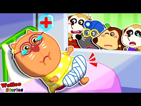 Don't Feel Lonely, Kat! - Kat Went to the Hospital Alone ⭐️ Funny Cartoon For Kids 