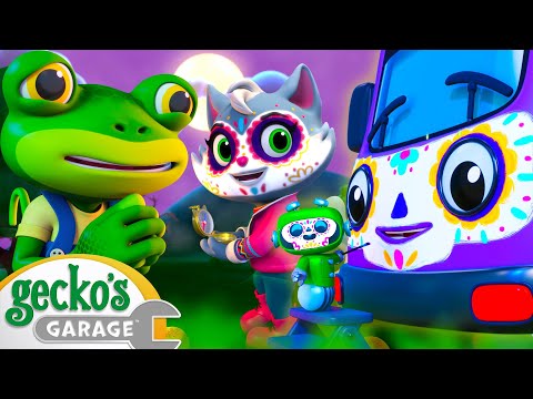 Gecko and Kat's Halloween Fiesta | Gecko's Garage | Trucks For Children | Cartoons For Kids