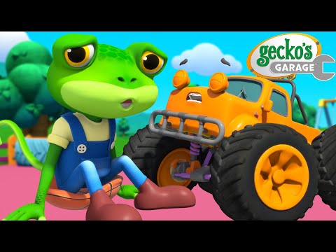 Gecko Wishes he Was a Little Bit Taller! | Gecko's Garage Stories &amp; Adventures | Moonbug Kids