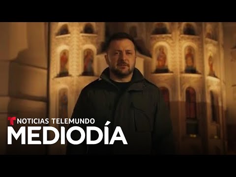 Zelenskyy dedica un mensaje de Navidad a los ciudadanos ucranianos | Noticias Telemundo