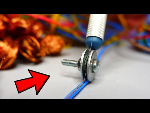 La mejor Herramienta para Pelar Cables finos y Trenzados. Esta idea te har&aacute; Rico.