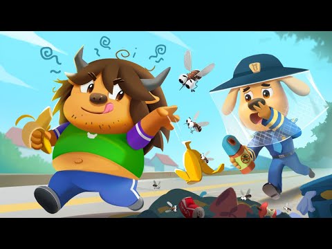 No Littering, No Mosquitoes | Good Habits | Detective Cartoon | Kids Cartoon | Sheriff Labrador