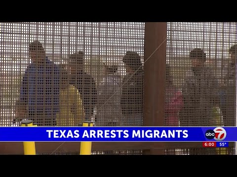 Texas has arrested migrants on trespassing charges, according to new report