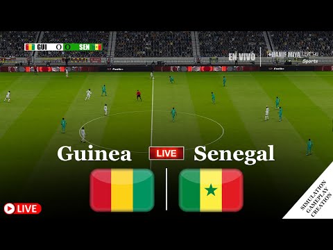 Guinea vs Senegal Live / En Direct Coupe d'Afrique / CAN 2024 Full Match Simulation