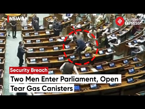 Chaos Erupts In Lok Sabha as Individuals Release Tear Gas, Disrupt Parliament Proceedings