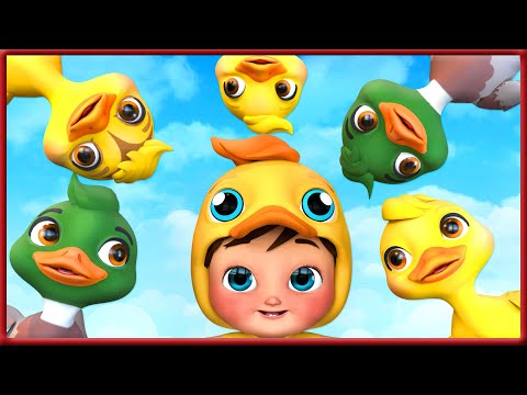 🦆 Six Ducks Swim in the Pool 🦆+ More Nursery Rhymes &amp; Kids Songs | Banana Cartoon 3D