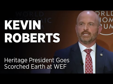 Heritage President Goes Scorched Earth on Globalist Elites at WEF