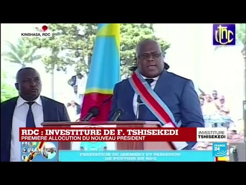 REPLAY - Premi&egrave;re allocution du nouveau pr&eacute;sident F&eacute;lix Tshisekedi (Premi&egrave;re partie)