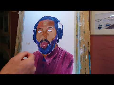 Sky Arts Portrait Artist of the Week -  Nihal Arthanayake - part 3