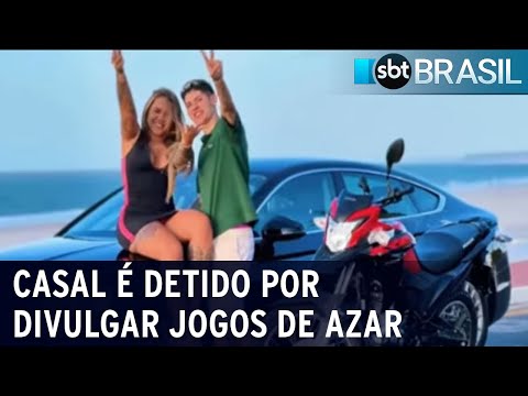 Casal &eacute; preso em Fortaleza por divulgar jogos de azar | SBT Brasil (15/12/23)