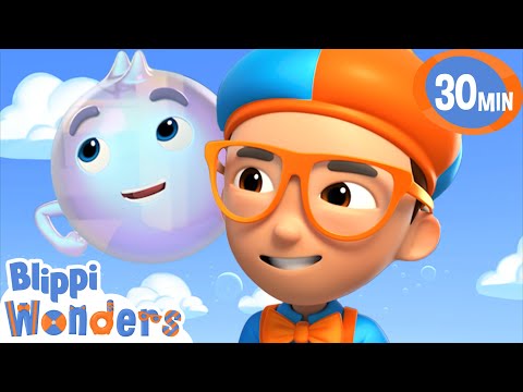 Blippi Learns How to Make Bubbles! | Blippi Wonders Educational Cartoons for Kids