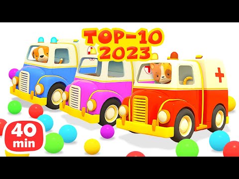 Zeichentrick f&uuml;r Kinder - Die Helfer Autos - Top-10 2023.