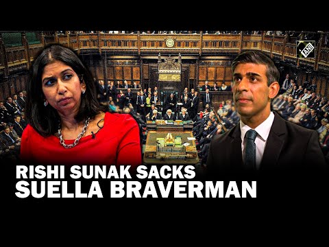 Rishi Sunak drops Suvella Beverman as Home Secretary Suella Braverman in cabinet reshuffle