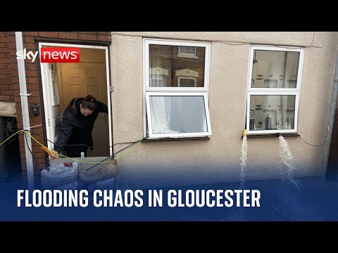 UK weather: Evacuations under way as homes flooded in Gloucester