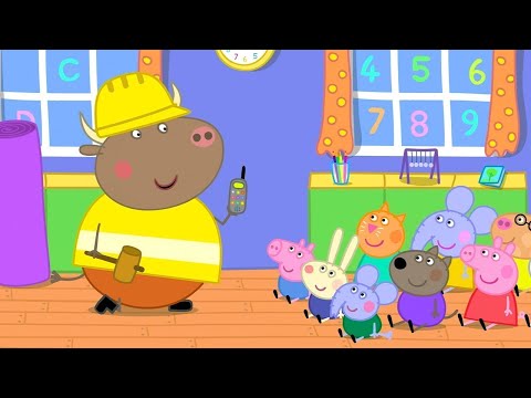 Mr Bull The Teacher 🔨 | Peppa Pig Official Full Episodes