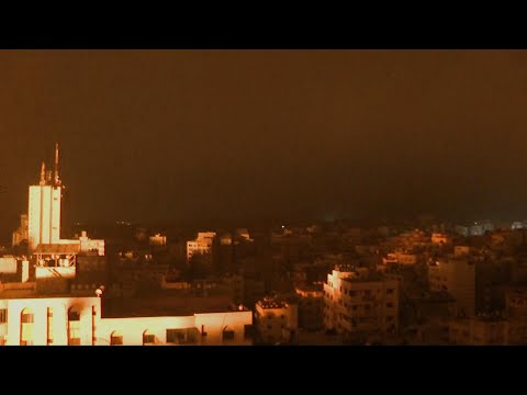 Airstrikes rock, light up Gaza City sky | AFP