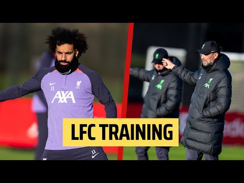 Liverpool FC Training | Keepie uppies, warm up &amp; passing